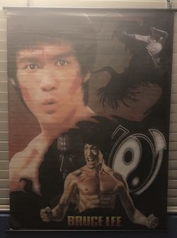 Bruce Lee Cloth Poster