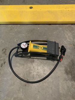 Bell foot pump