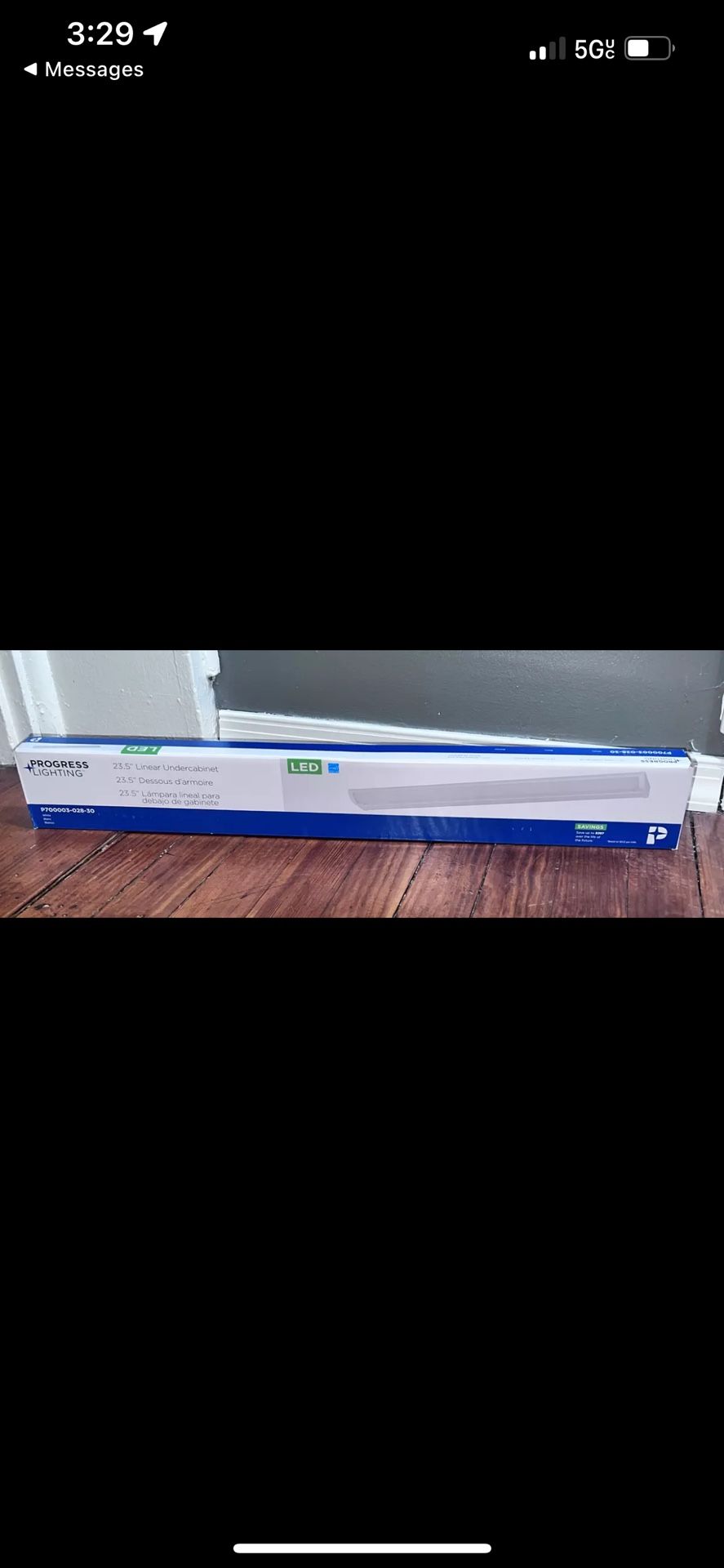 Progress Lighting 24" LED White Modern Linear Light