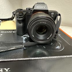 Sony A7ii & 50mm Lens 