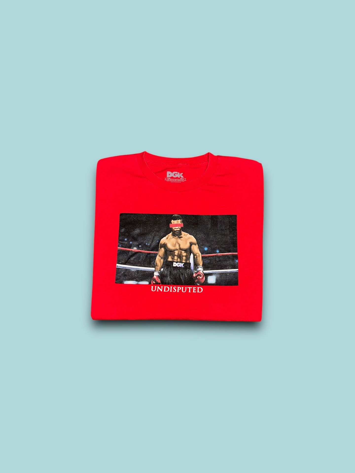 DGK dirty ghetto kids undisputed Mike Tyson t-shirt mens medium