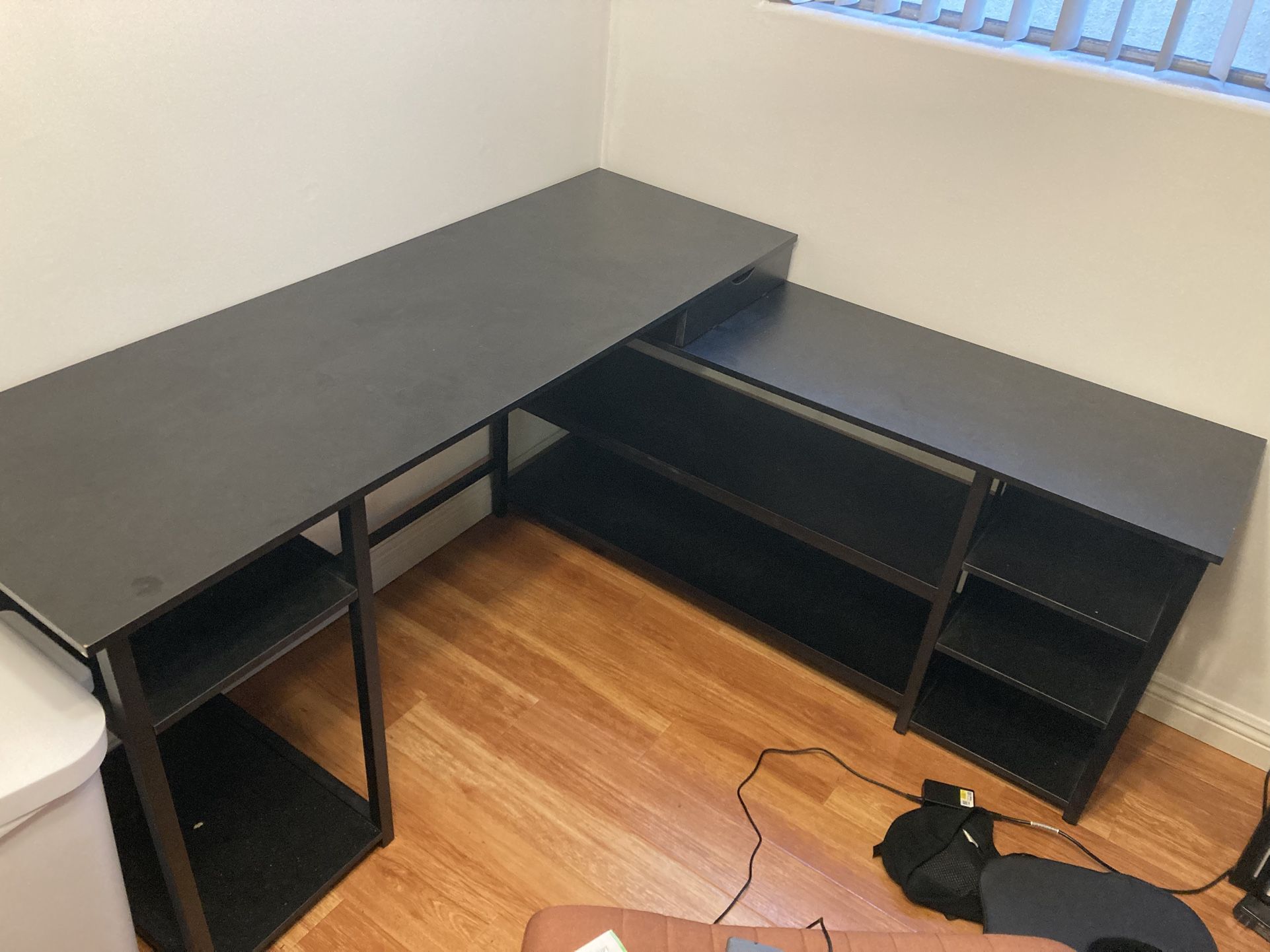 Black L Shaped Desk