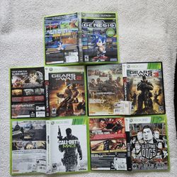 Xbox 360 Sonic Ultimate Genesis Collection Clean Disc $15 COD MW3 $7 Gears Of War 2-3 Few Small Scratches $10 Each 