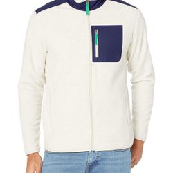 Amazon Essentials Men's Full-Zip Fleece Jacket  Available XS 
