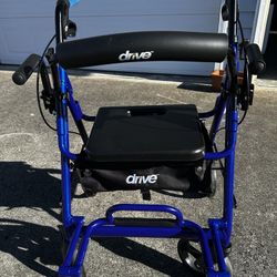 Drive Duet Folding Rollator & Gel Cushion