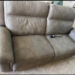 *COUCH* Next-Gen DuraPella Dual Power fully  electric Reclining Sofa - was over 2k