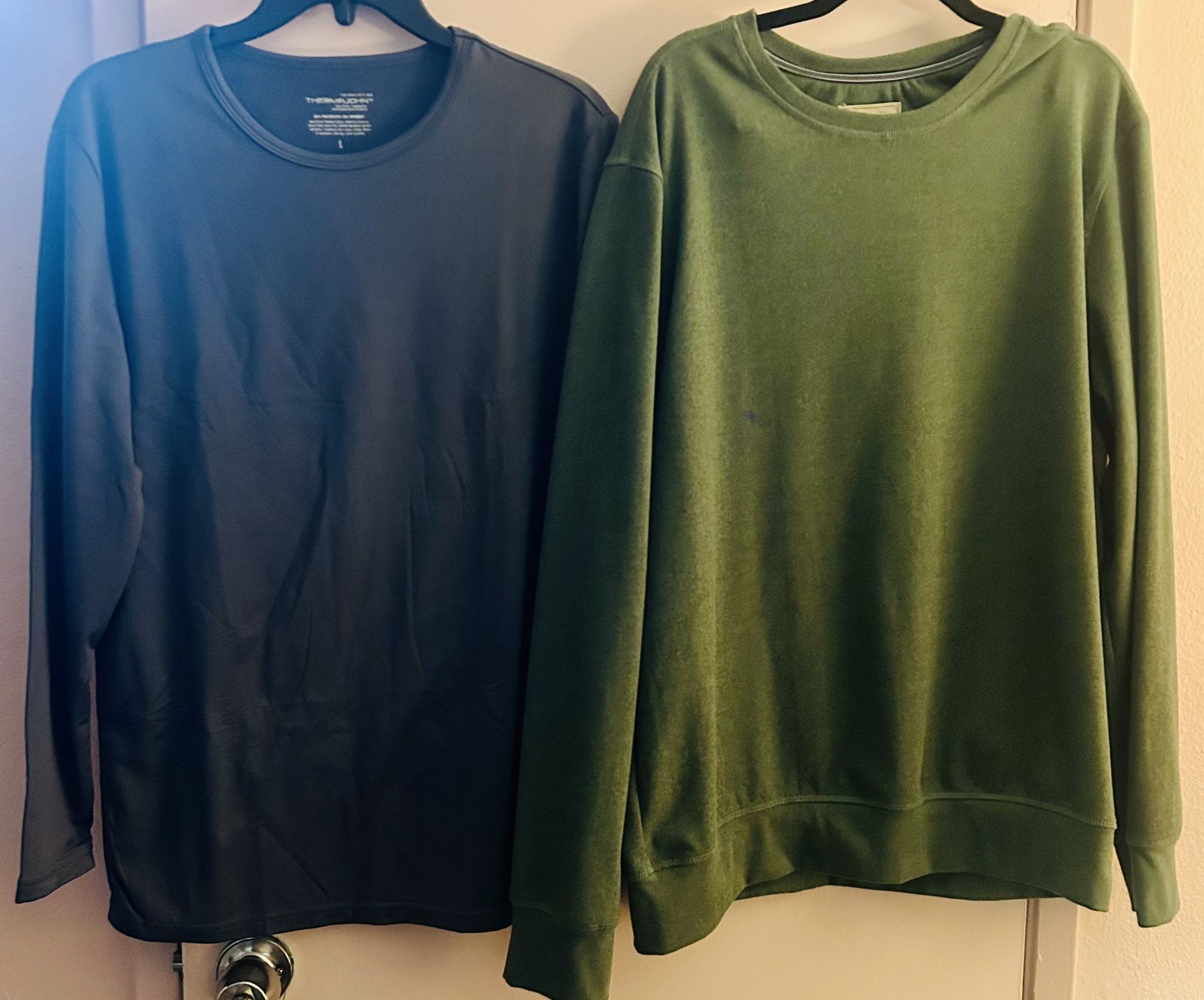 2 Men’s Thermals Size L – New (Thermajohn & Boston Traders)