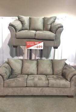 2Pc Sofa and Loveseat Set Sale