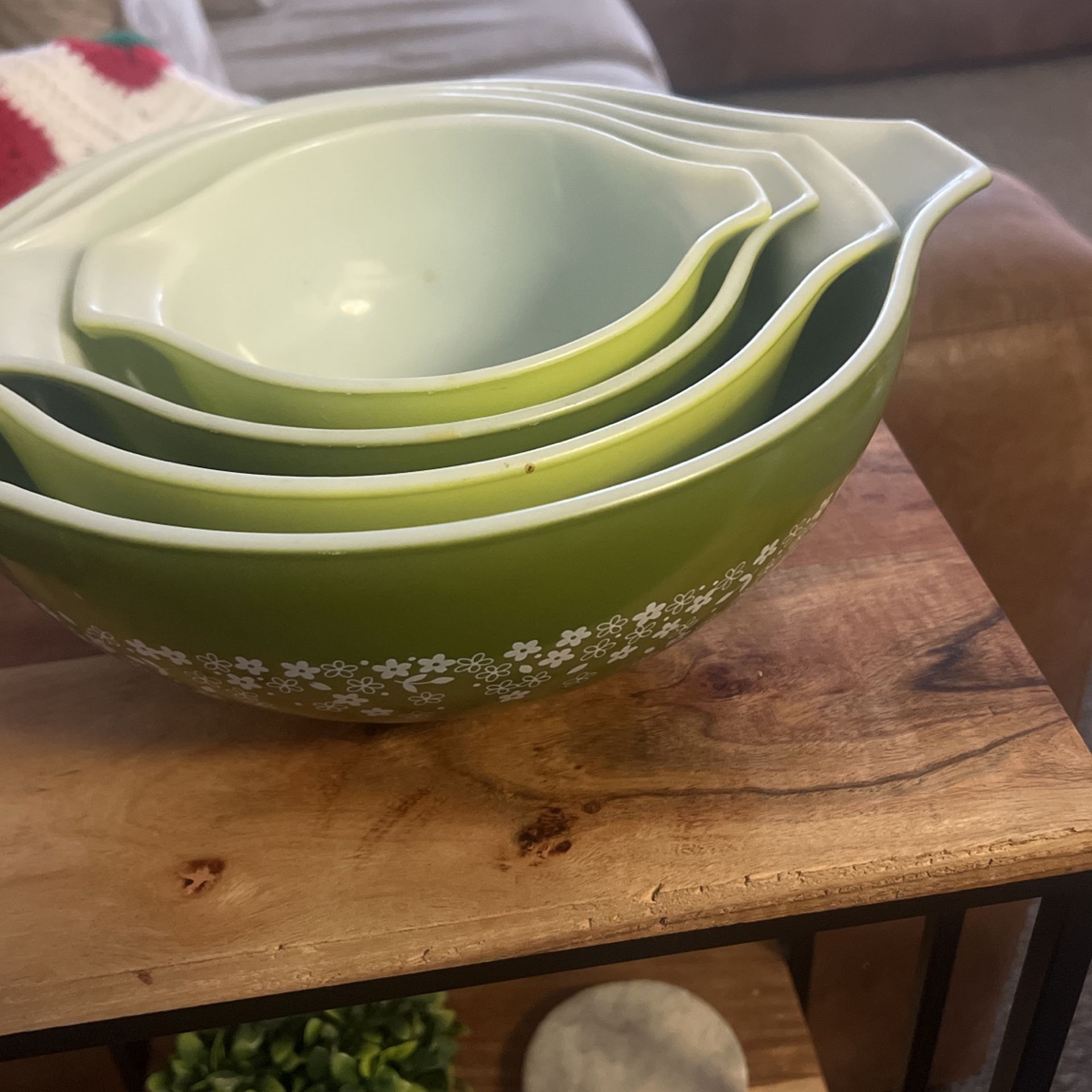Very Rare Vintage Pyrex Spring Blossom Cinderella Mixing Bowl Set… $150 O.B.O