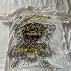 VINTAGE Christian Audigier Don Ed Hardy mens shirt
