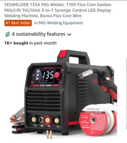 NEW  135A MIG WELDER MACHINE