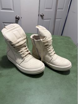 Rick Owens Geobasket 'Milk' - Size 44