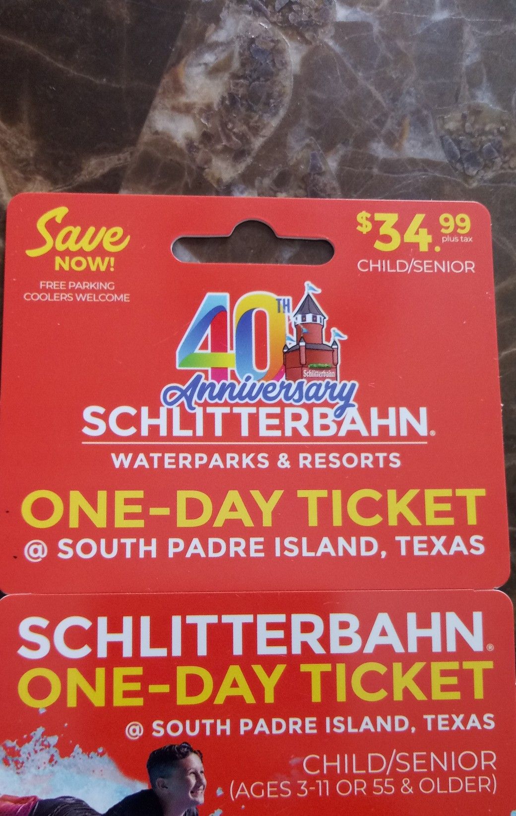 Schlitterbahn ticket