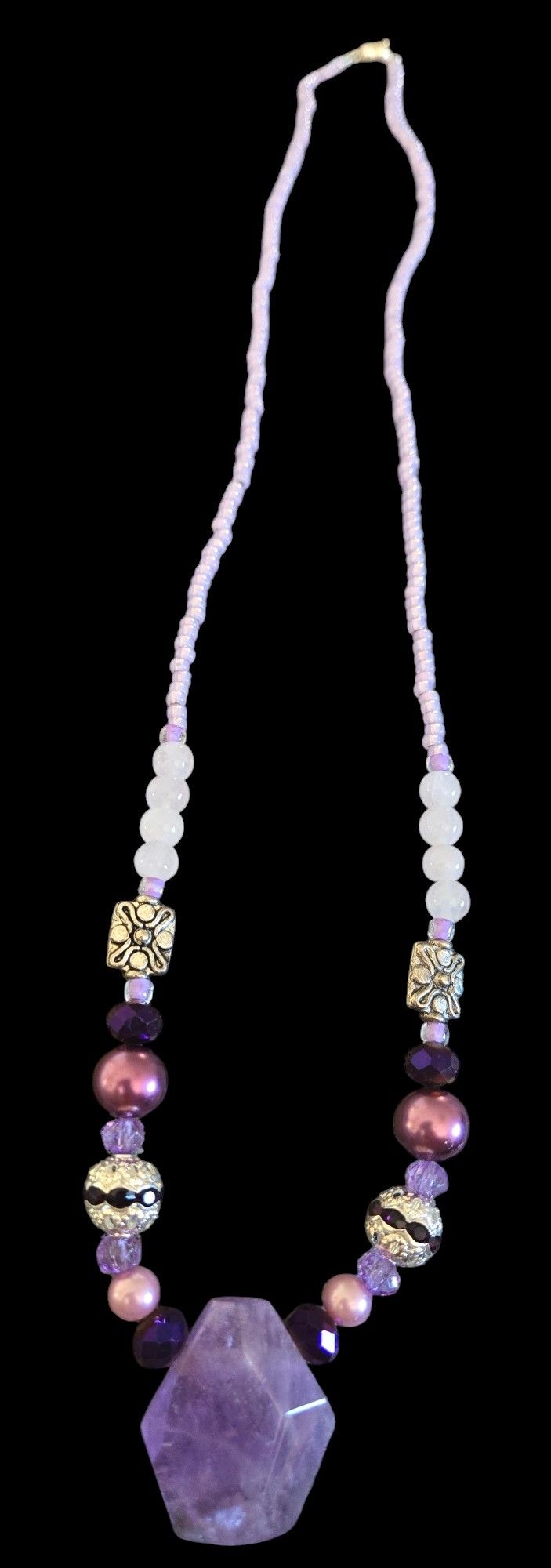 Beautiful Amethyst Pendant Necklace