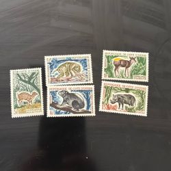 Ivory Coast Wild Animals Full Stamp Set