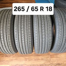 265 / 65 R 18 (4) TIRES MICHELIN 