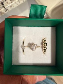 3 10k gold rings 1 14k gold ring
