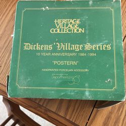 Dickens village 10 Year Anniversary Postern 