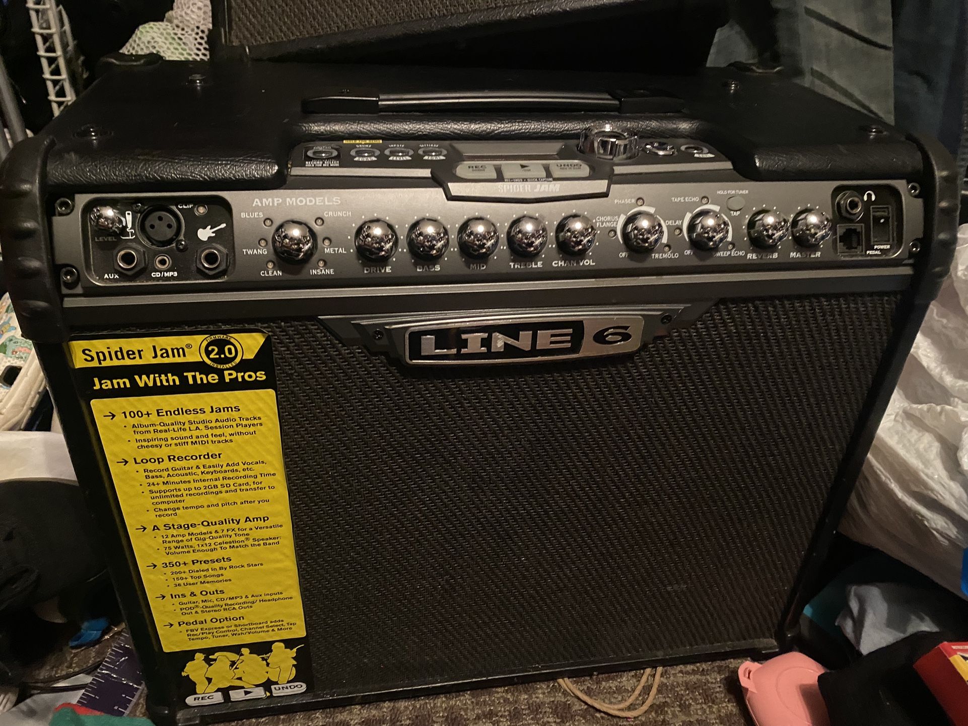 Spider Jam Line 6 Amp Guitar