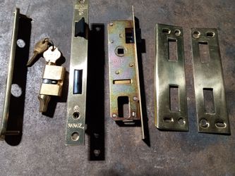 Brass door lock