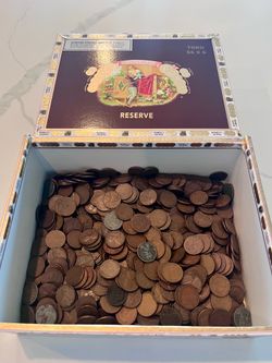 Five pounds of copper wheat pennies