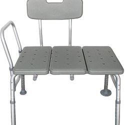 Transfer Bench For Showering Safely While Seated