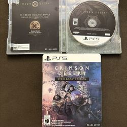 PS5 Crimson Desert Steelbook Edition 