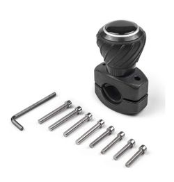 Steering wheel spiner knob
