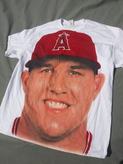 ANGELS MIKE TROUT MENS XL T-SHIRT
