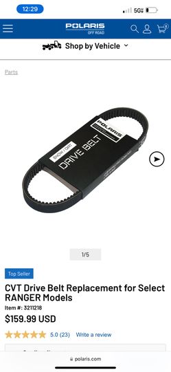 Polaris CVT Drive Belt Replacement (contact info removed)