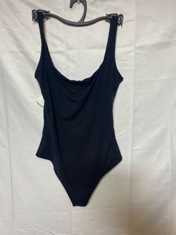 thong bodysuit in black size XS