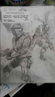 Halo drawing