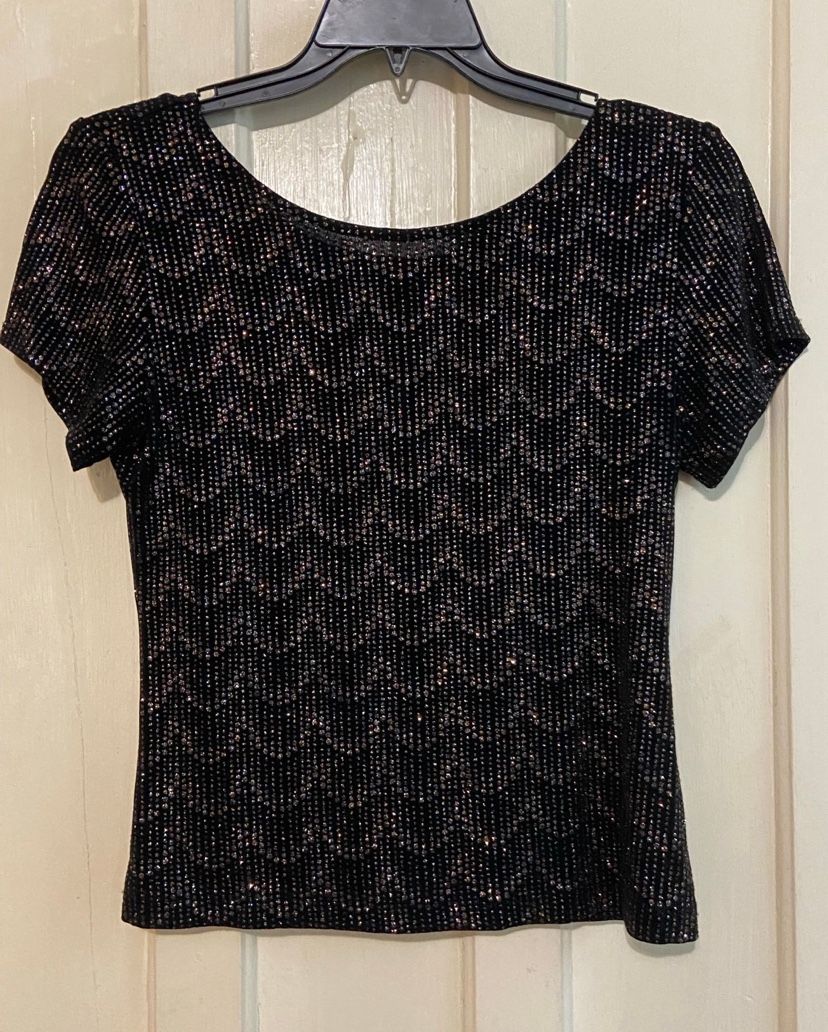 Jessica Howard women’s evenings sparkly top Sz 8
