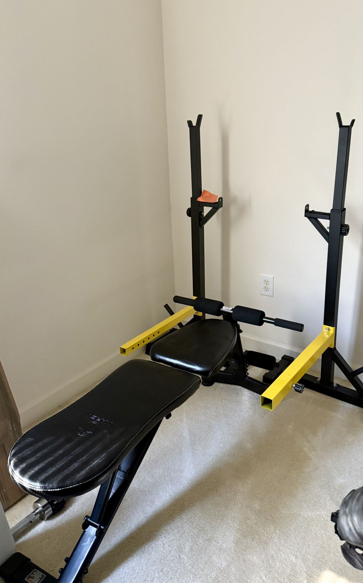 Adjustable Bench With Weights Set (Bench Press)