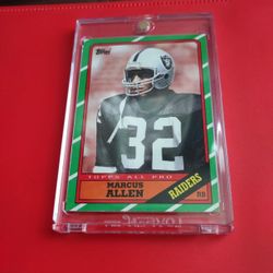 Vintage Football Card Marcus Allen