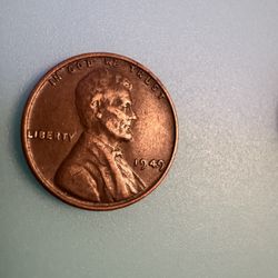 1949 No Mint Mark Wheat Penny 