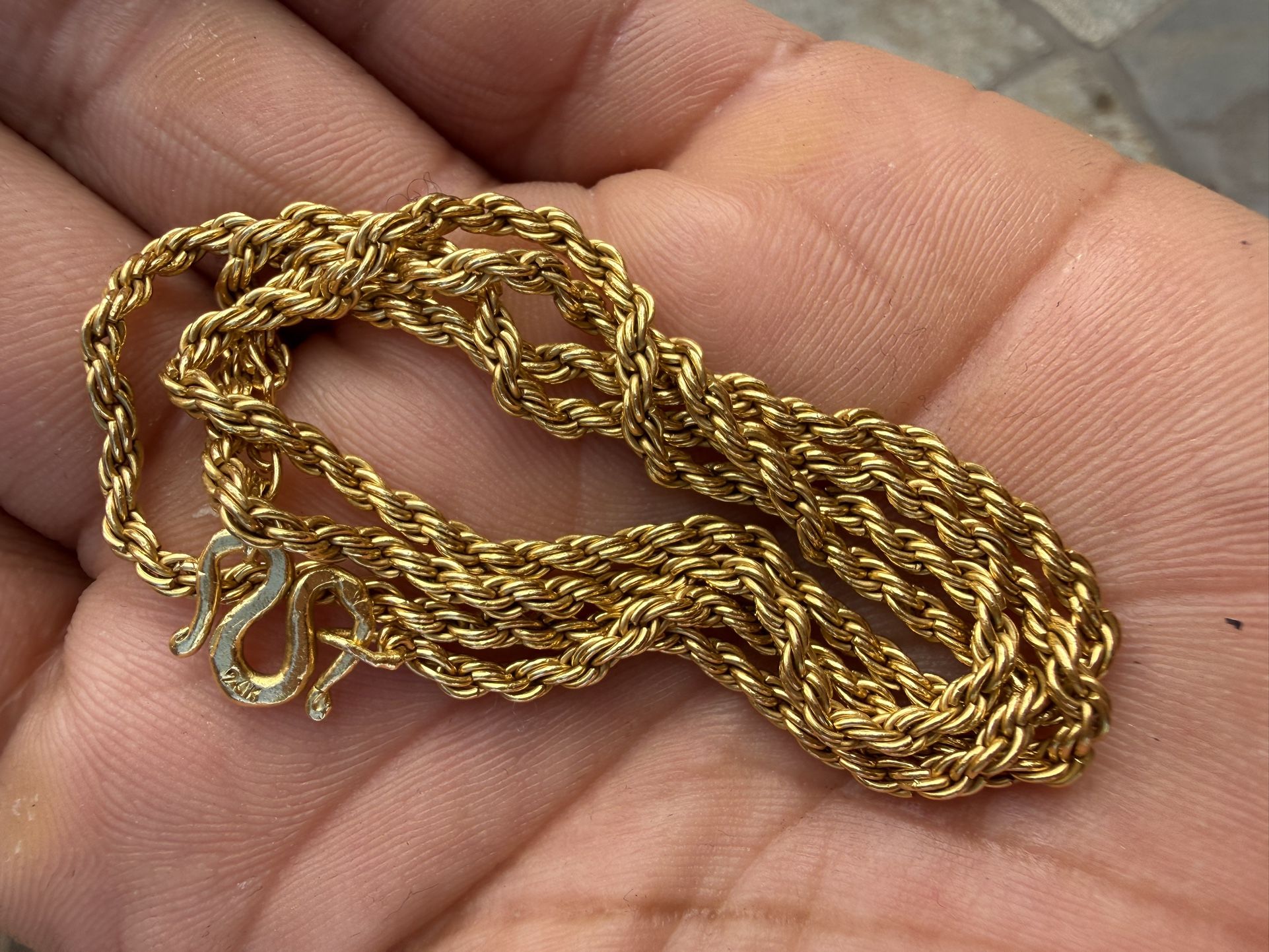 Solid 24k Rope 