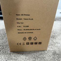 Tina2 Plus 3D Printer