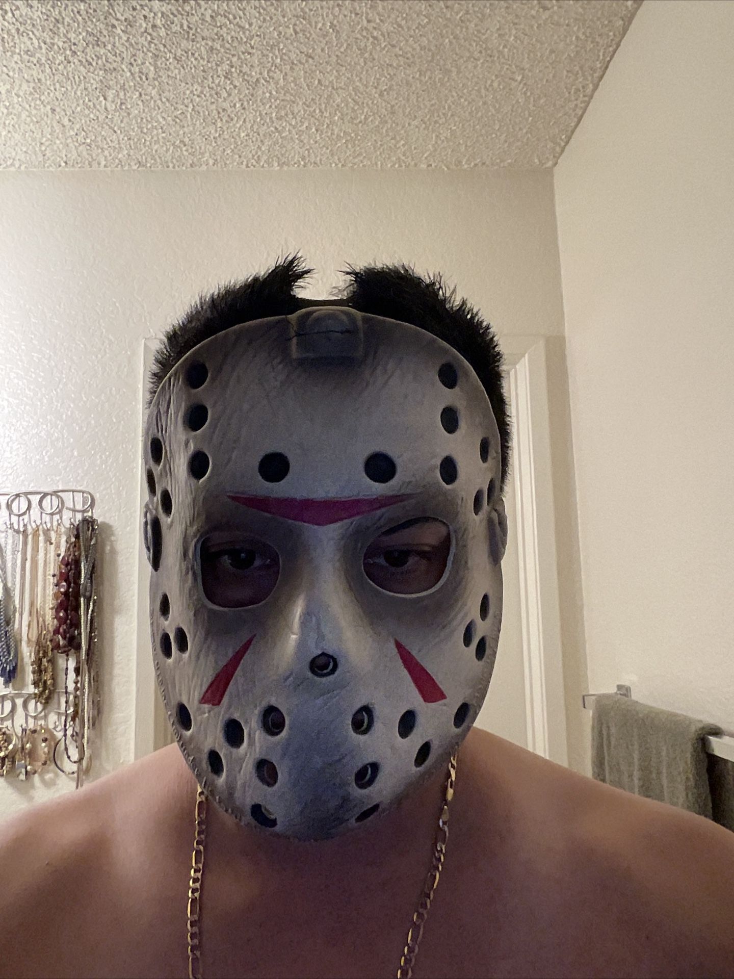 FRIDAY THE 13TH JASON VOORHEES HOCKEY MASK HALLOWEEN COSTUME PARTY HORROR PROP