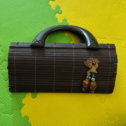 Handmade Bamboo Clutch Bag