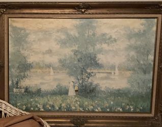 Vintage Painting Pierre Du Bois 