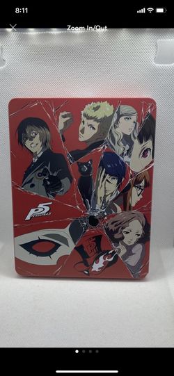 persona 5 custom steelbook case PS4/Xbox1 (No Game Disc)