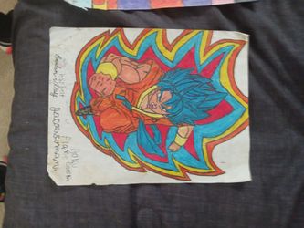 Hand made dragon z characters