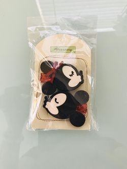 Disney’s Minnie & Mickey Hair Clips for Girls