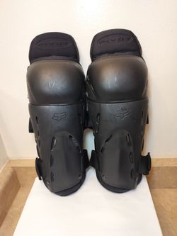 Fox Racing Pivot Knee Shin Guards Set Motocross MTB Adult - Large Black