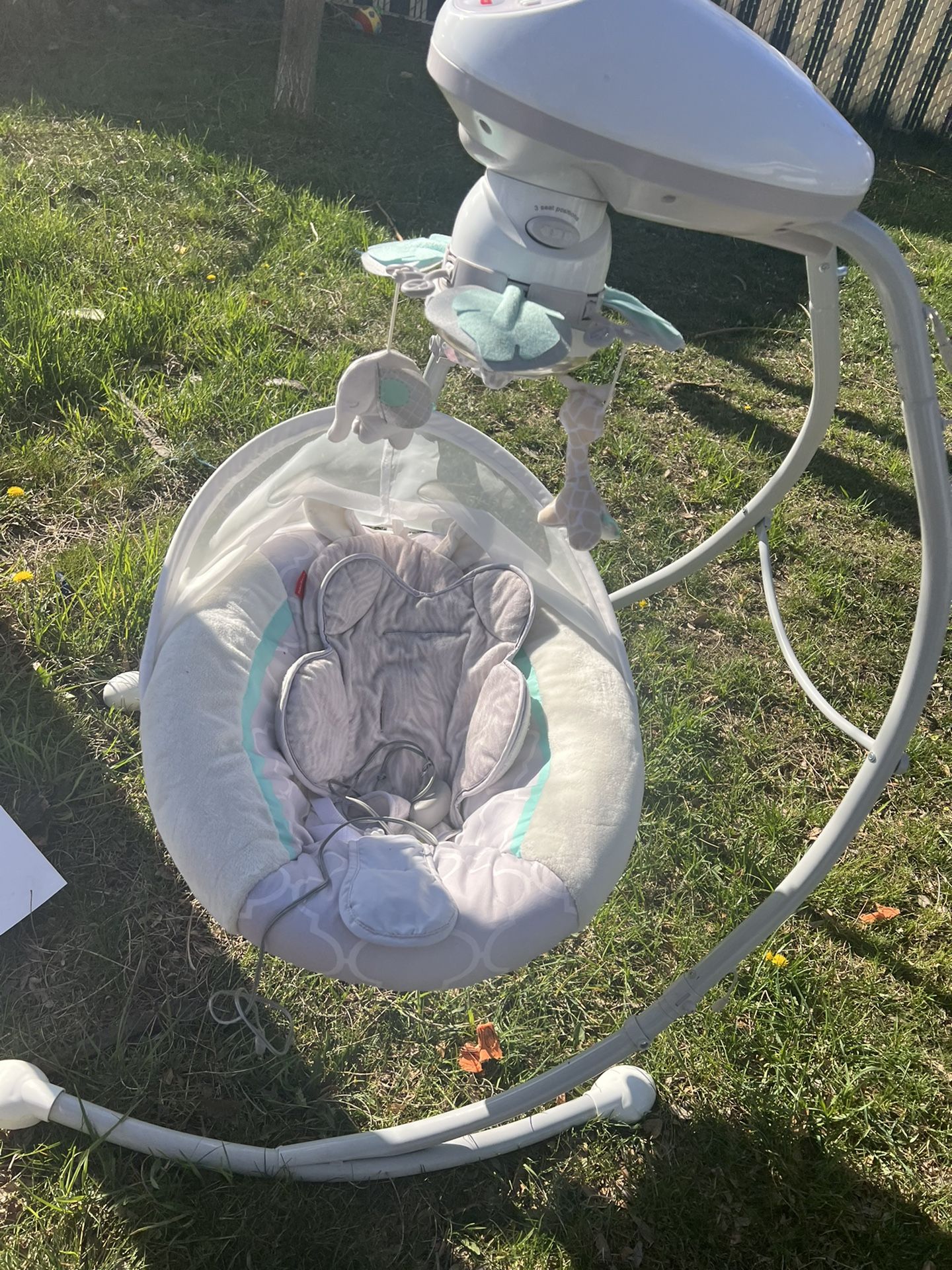 baby stuff and coffee table