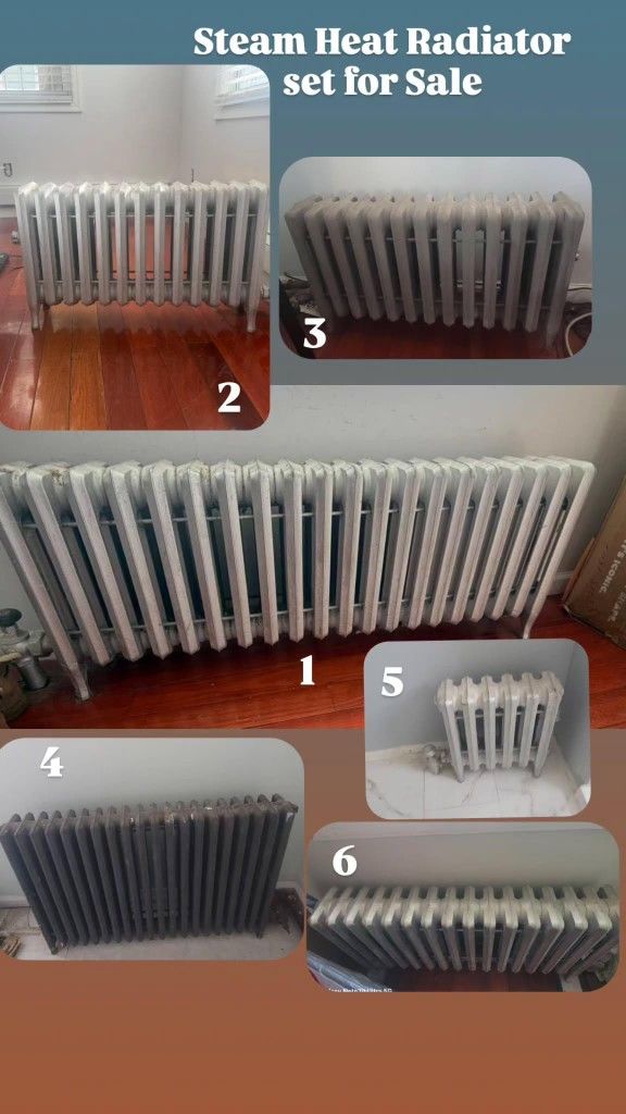 Queens Radiator Set Of 6 For $1200 | Cast Iron Steam Radiator – Pickup Only for Sale in ...