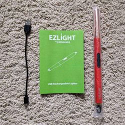NEW EZlight USB rechargeable electric arc lighter with gift box