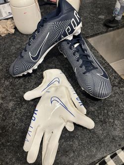  Nike Vapor Edge Team football cleats With Nike Gloves Size 12