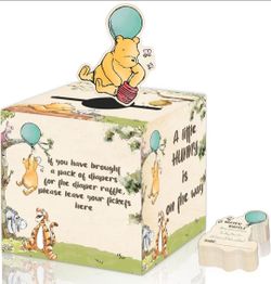Winnie pooh card box diaper draw